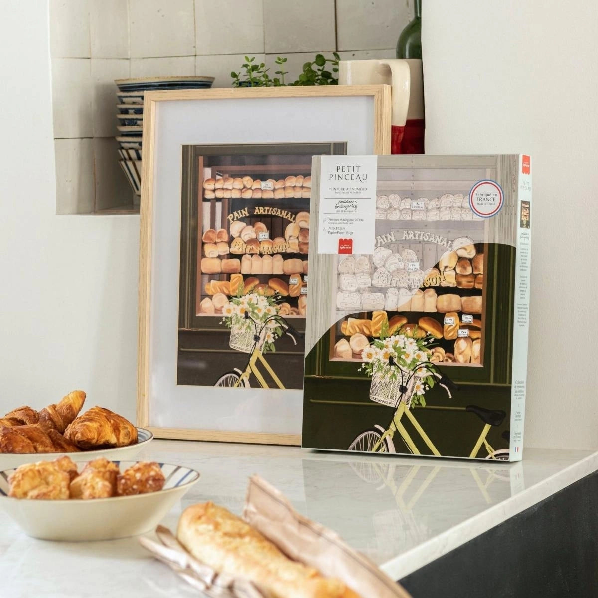 Malen nach Zahlen Set - Die Bäckerei