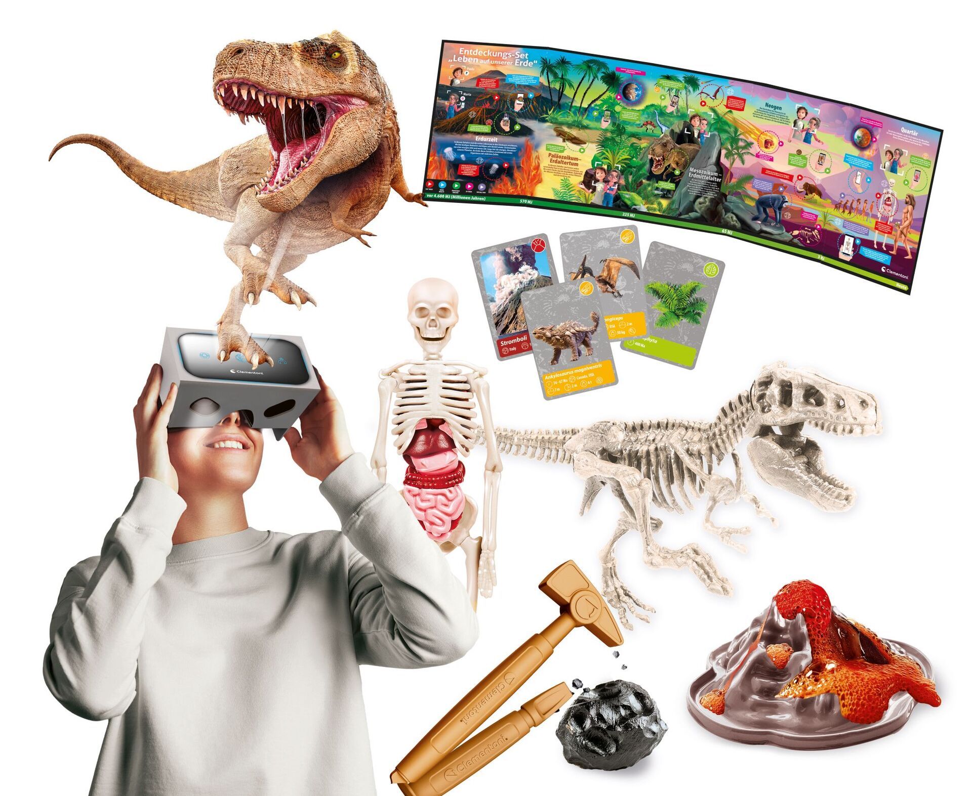 Experiment Clementoni Entdeckungs-Set „Leben auf unserer Erde