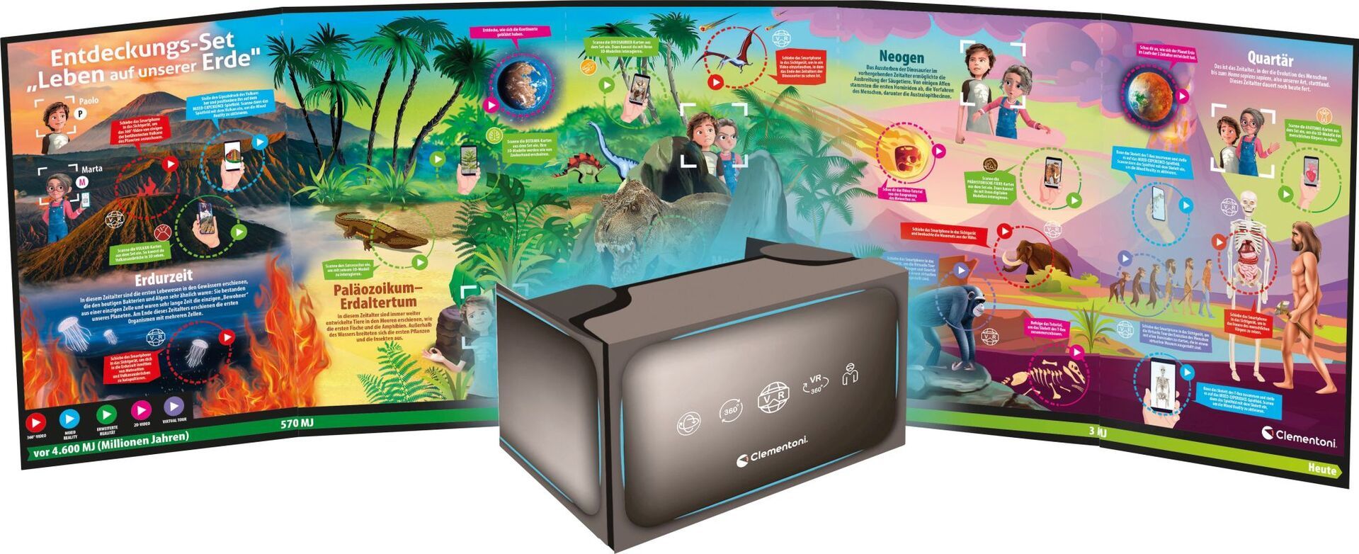 Experiment Clementoni Entdeckungs-Set „Leben auf unserer Erde