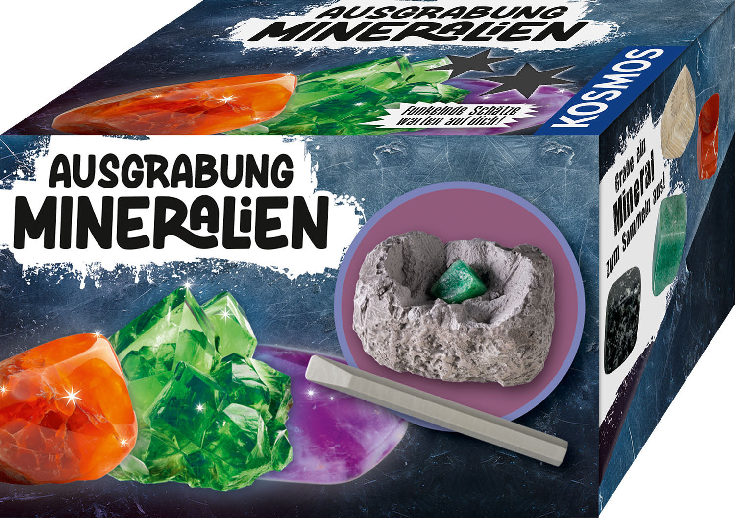 Experiment KOSMOS Mineralien & Fossilien zum Ausgraben