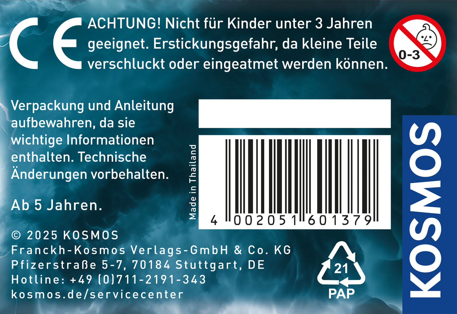 Experiment KOSMOS Magisches Drachen-Ei Ausgrabungsset