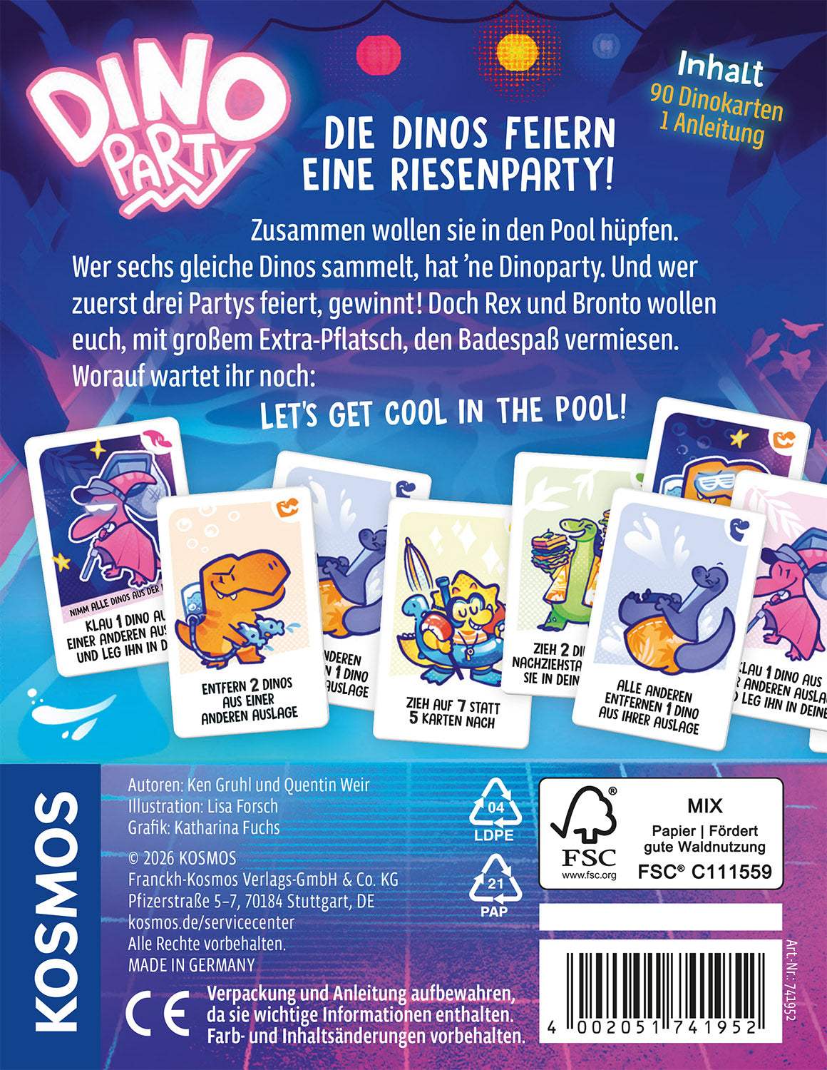 Kartenspiel KOSMOS Dino Party