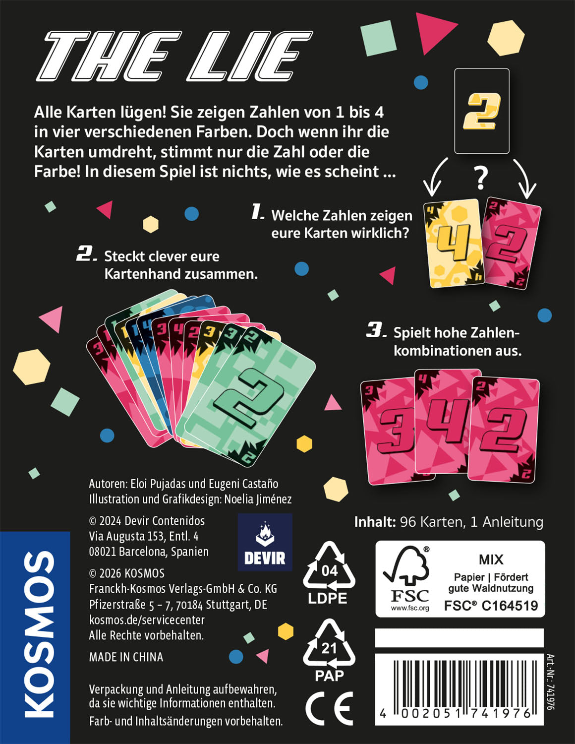 Kartenspiel KOSMOS The Lie