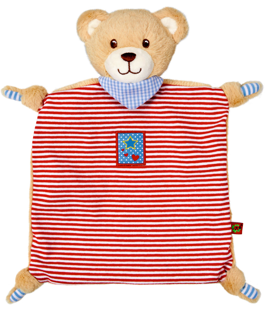 Baby Die Spiegelburg Schnuffeltuch Teddy BabyGlück, rot