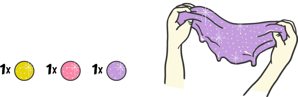 Experiment Die Spiegelburg Schleim zum Selbermachen Glitzer - Wild+Cool Lab