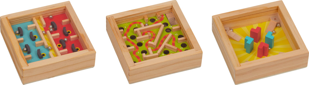 Krimskrams Die Spiegelburg Holz-Geduldsspiel - Bunte Geschenke, sort.