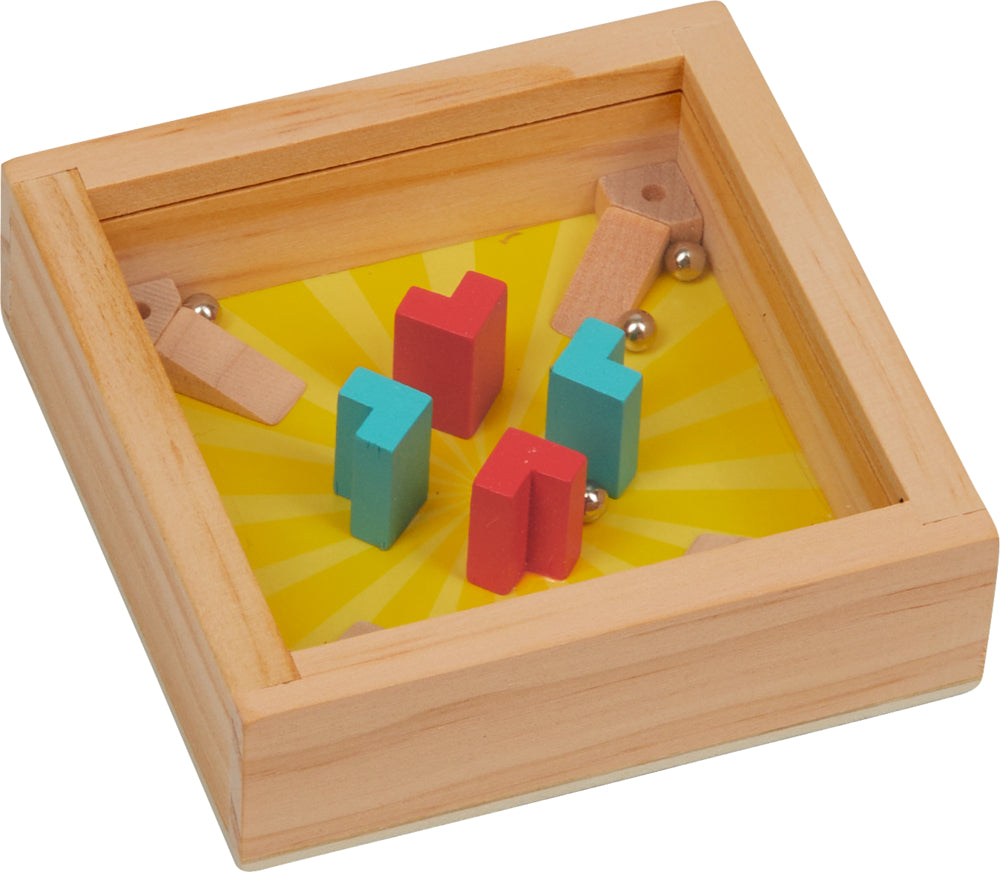 Krimskrams Die Spiegelburg Holz-Geduldsspiel - Bunte Geschenke, sort.