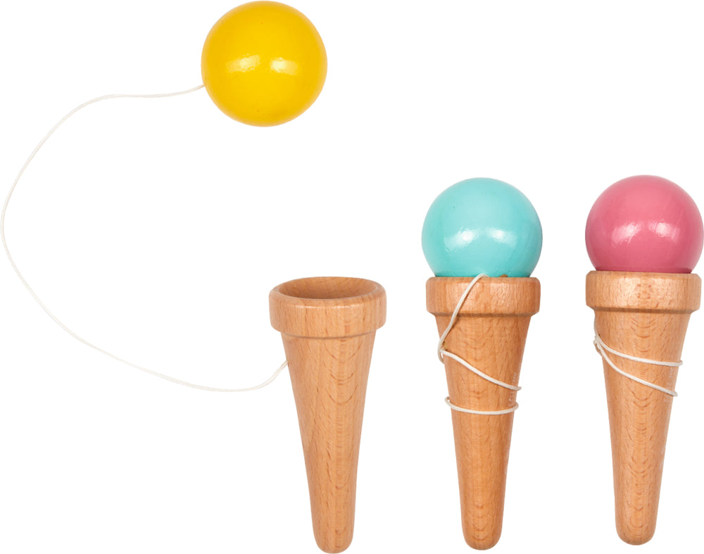 Krimskrams Die Spiegelburg Holz-Fangspiel Eistüte - Spiegelburg Sommerkinder, sort.
