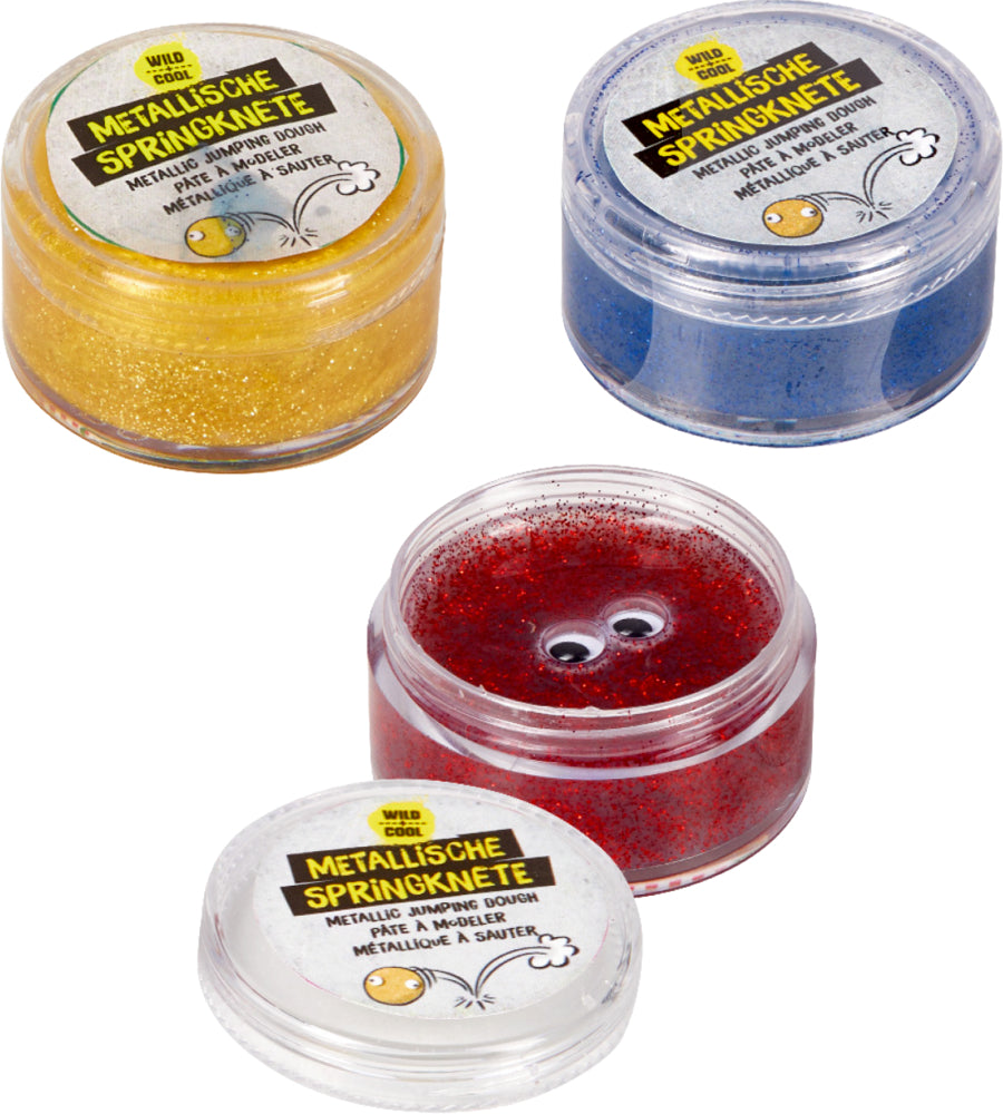 Krimskrams Die Spiegelburg Metallische Springknete - Wild+Cool, sort.