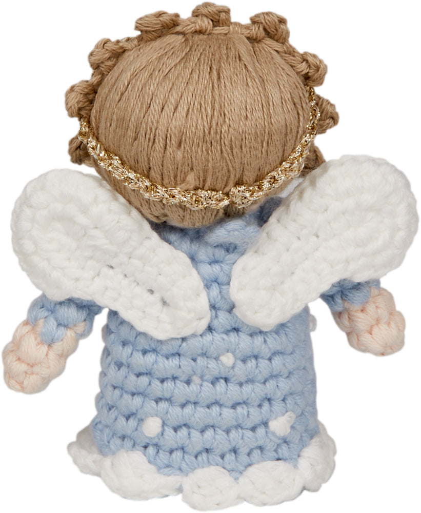 Baby Die Spiegelburg Häkel-Rassel Schutzengel - BabyGlück