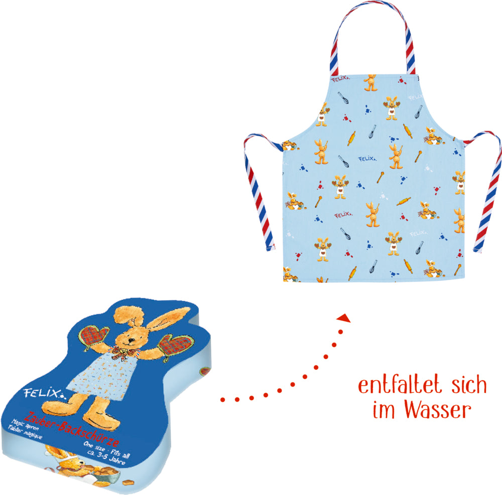 Krimskrams Die Spiegelburg Zauber-Backschürze (one size/3-5 J.) - Felix