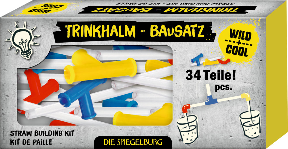 Experiment Die Spiegelburg Trinkhalm-Bausatz - Wild+Cool