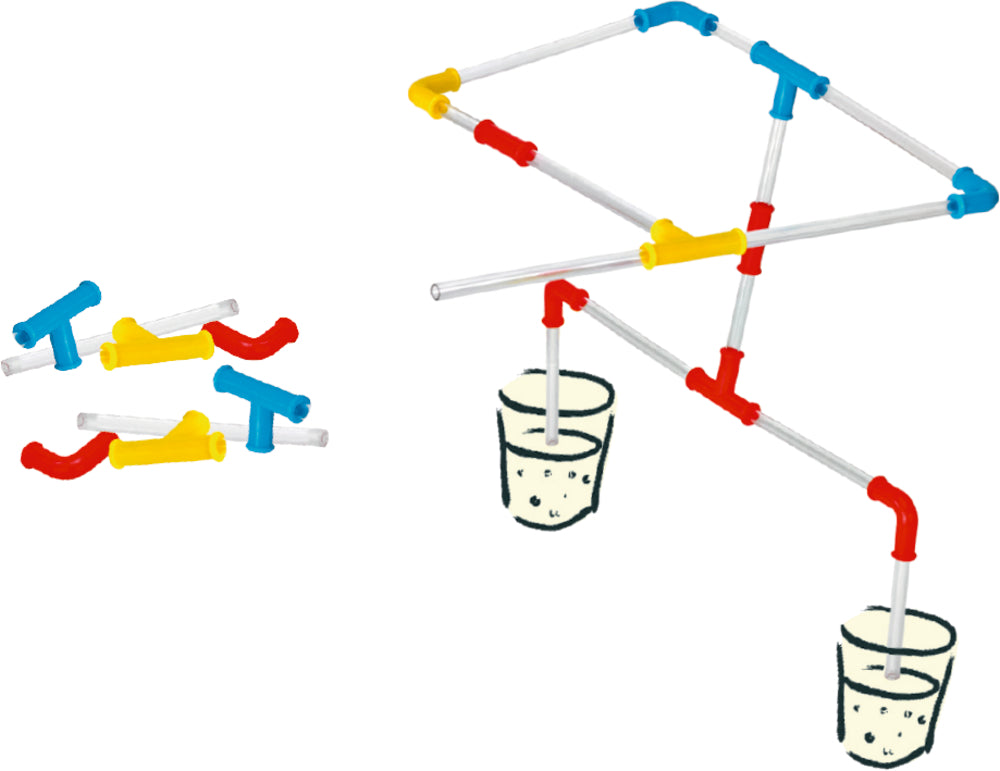 Experiment Die Spiegelburg Trinkhalm-Bausatz - Wild+Cool