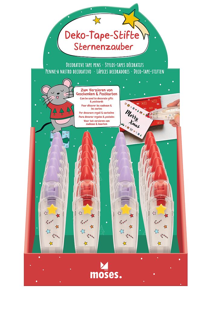 Weihnachten Moses Verlag Deko-Tape-Stift Sternenzauber