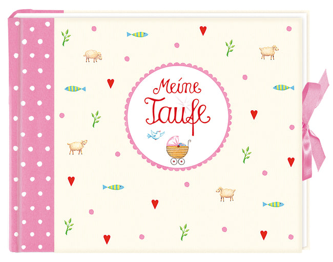 Eintragbuch Coppenrath Verlag Eintragalbum - Meine Taufe, rosa