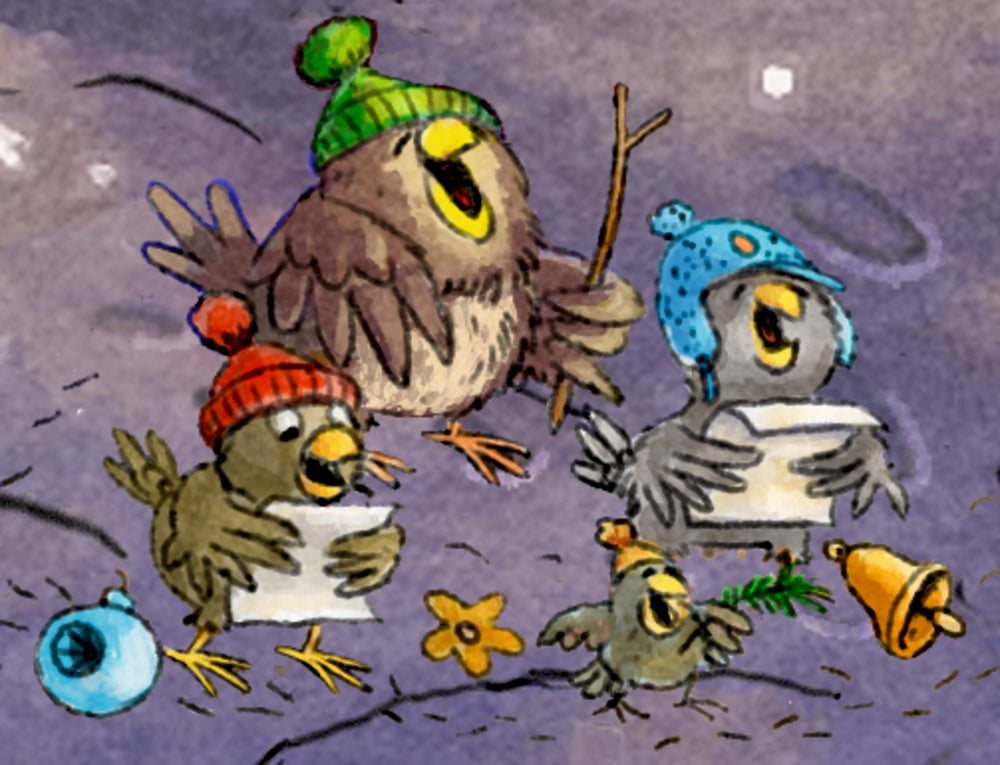 Adventskalender Coppenrath Verlag Fröhliche Weihnacht überall, Sound-Adventskalender