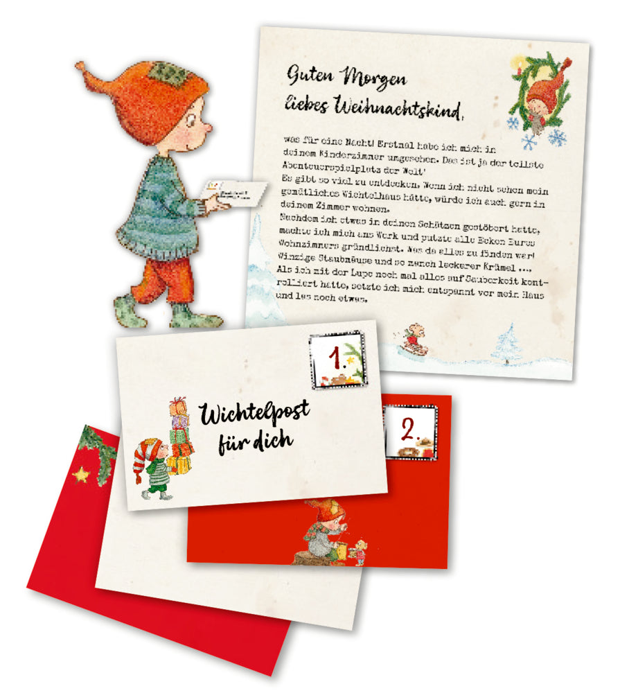 Adventskalender Coppenrath Verlag Mein Wichteltür-Adventskalender, Mitmachkalender-Set