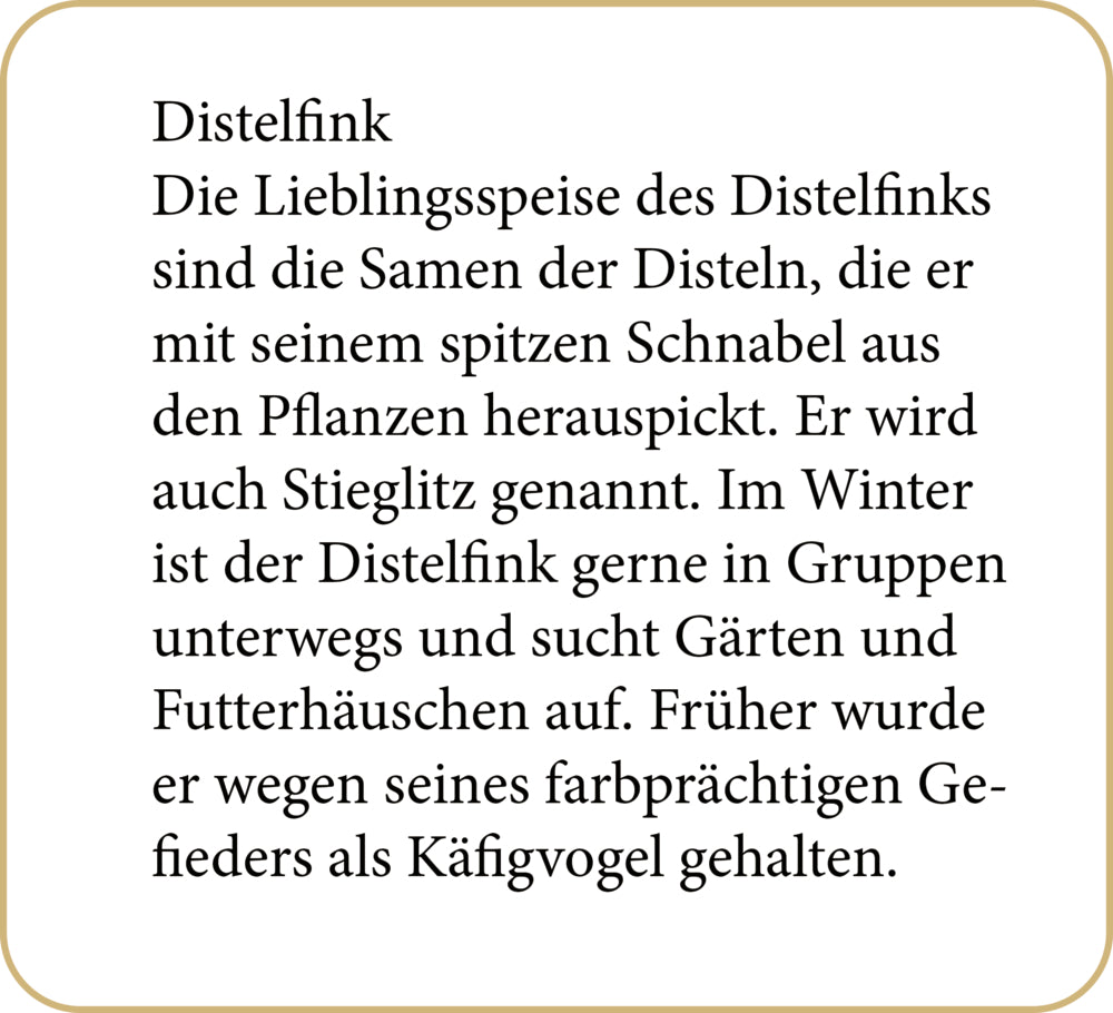 Adventskalender Coppenrath Verlag Unsere Vögel im Winter, Sound-Adventskalender