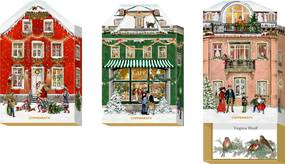 Adventskalender Coppenrath Verlag Mein kleines Weihnachtshaus, Schachtel-Adventskalender, sortiert