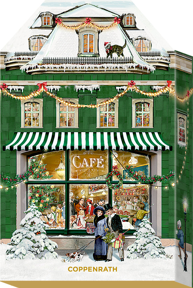Adventskalender Coppenrath Verlag Mein kleines Weihnachtshaus, Schachtel-Adventskalender, sortiert