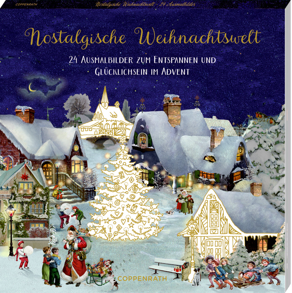 Adventskalender Coppenrath Verlag Nostalgische Weihnachtswelt, Kreativ-Adventskalender