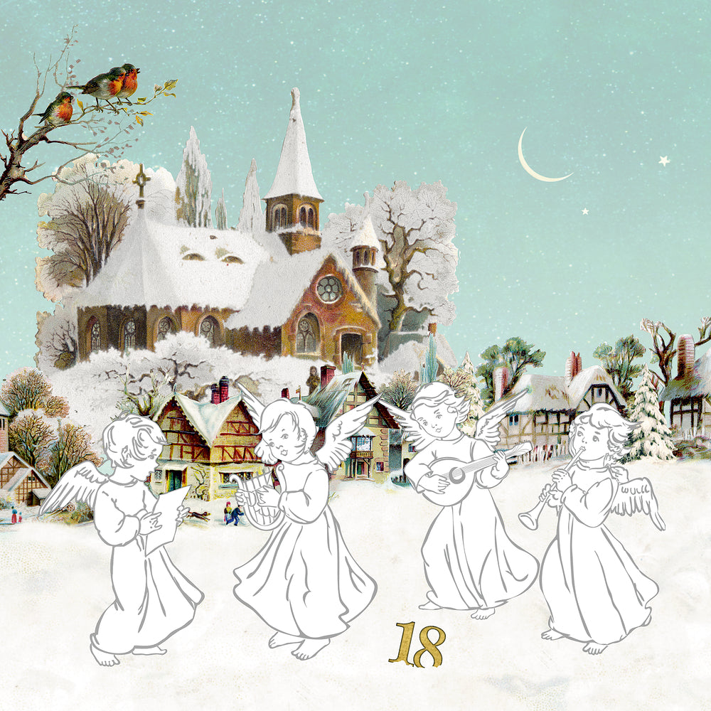 Adventskalender Coppenrath Verlag Nostalgische Weihnachtswelt, Kreativ-Adventskalender