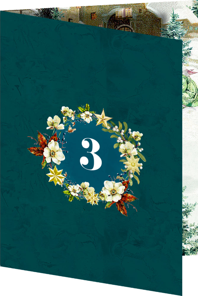 Adventskalender Coppenrath Verlag Nostalgische Weihnachtszeit, Coffee-Table-Adventskalender