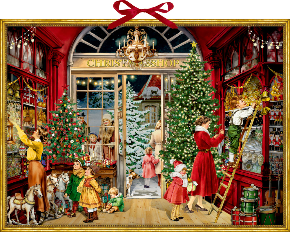 Adventskalender Coppenrath Verlag Nostalgischer Weihnachtsladen, Wand-Adventskalender (Behr)