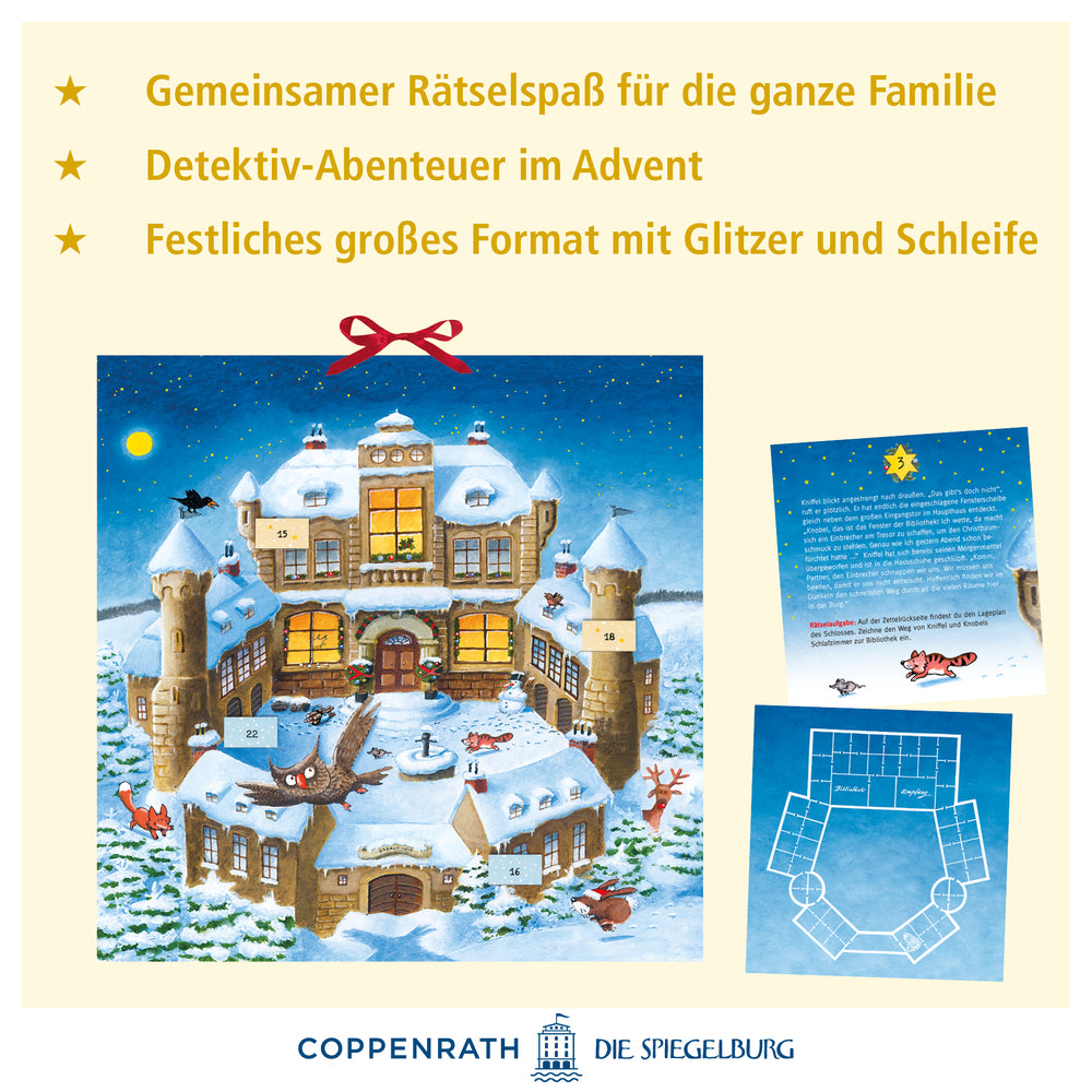 Weihnachtsraub auf Burg Felsenfest, Zettel-Adventskalender