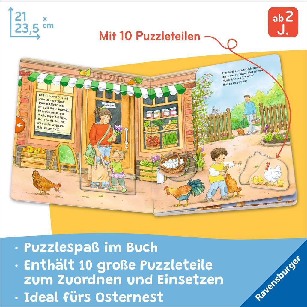 Bilderbuch Ravensburger Mein großes Puzzle-Spielbuch: Ostern