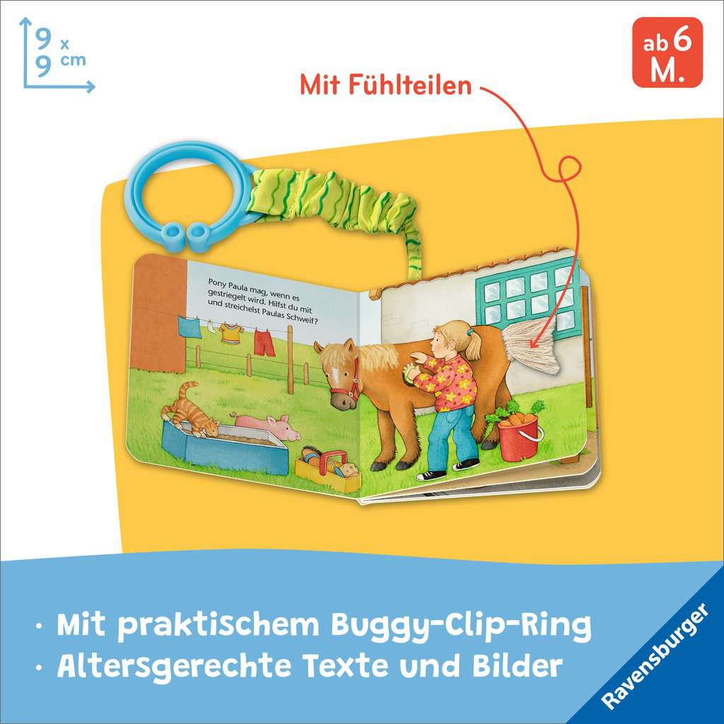 Bilderbuch Ravensburger Mein erstes Buggybuch: Fühl mal! Bauernhof