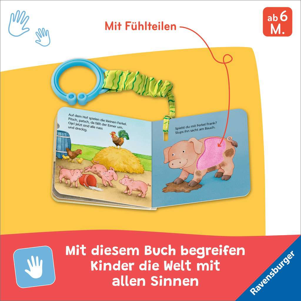 Bilderbuch Ravensburger Mein erstes Buggybuch: Fühl mal! Bauernhof