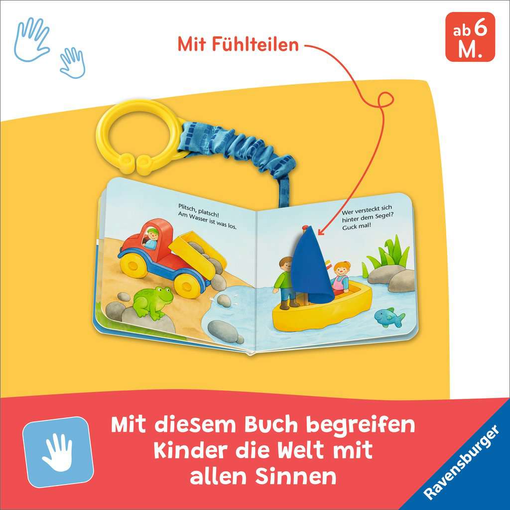 Bilderbuch Ravensburger Mein erstes Buggybuch: Fühl mal! Fahrzeuge