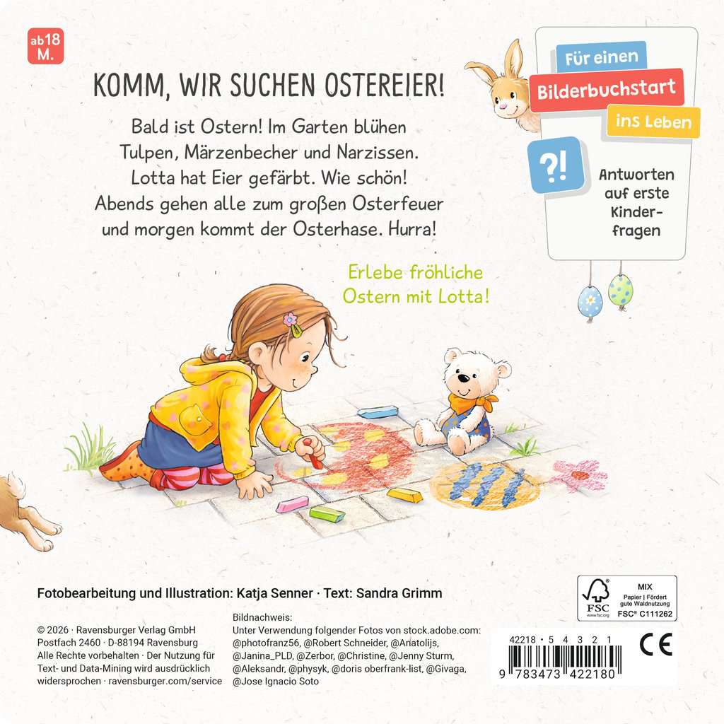 Bilderbuch Ravensburger Lotta feiert Ostern