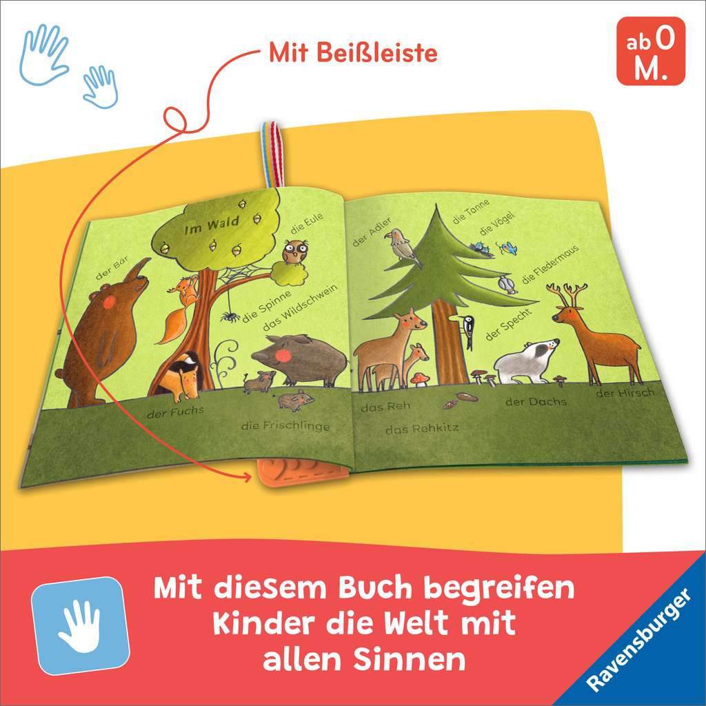 Bilderbuch Ravensburger flip&pop. Meine Tiere