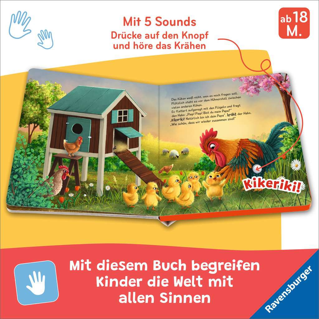 Bilderbuch Ravensburger Hör mal hin: Piep! Piep! Bist du mein Papa?