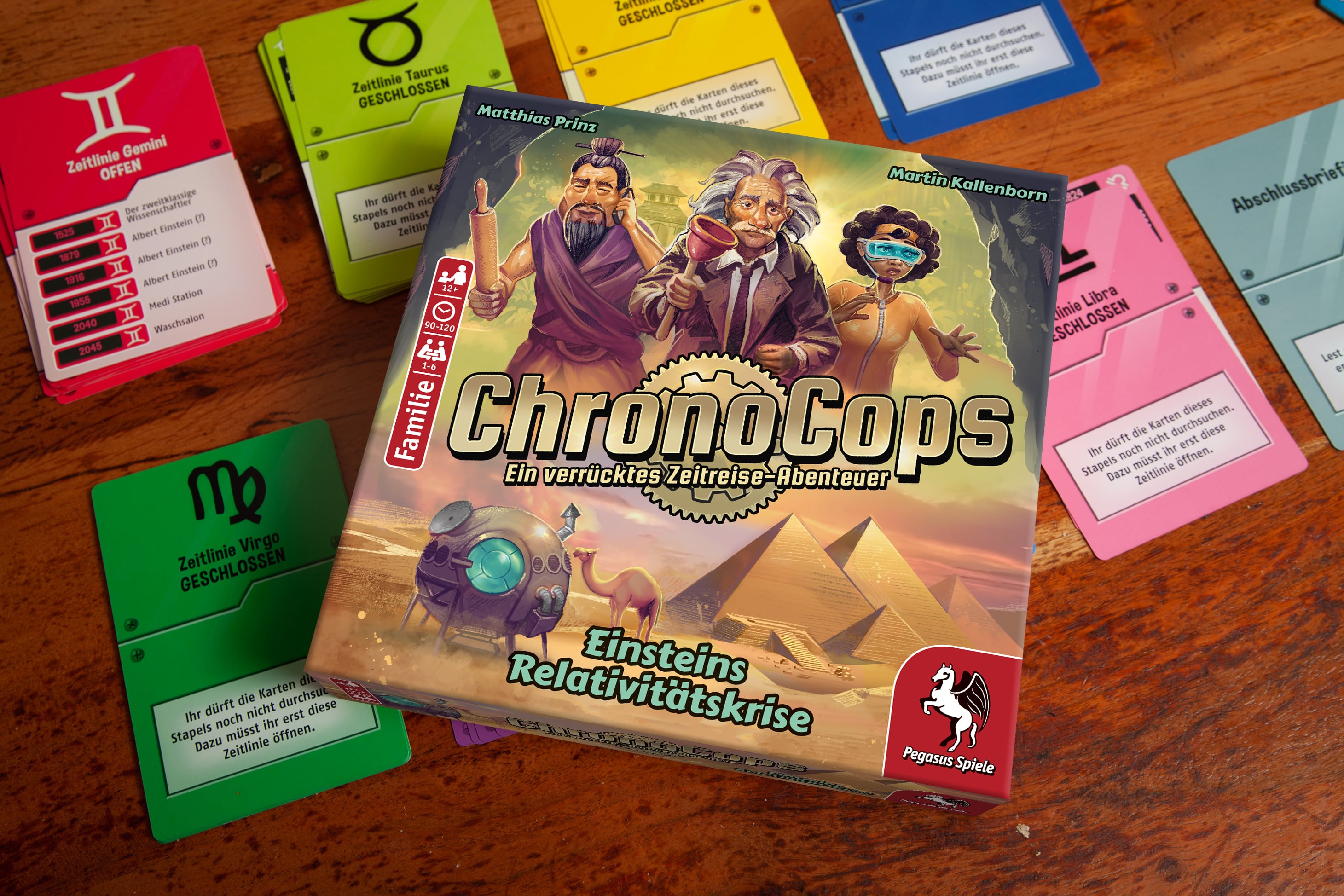 Gesellschaftsspiel Pegasus Spiele ChronoCops – Einsteins Relativitätskrise