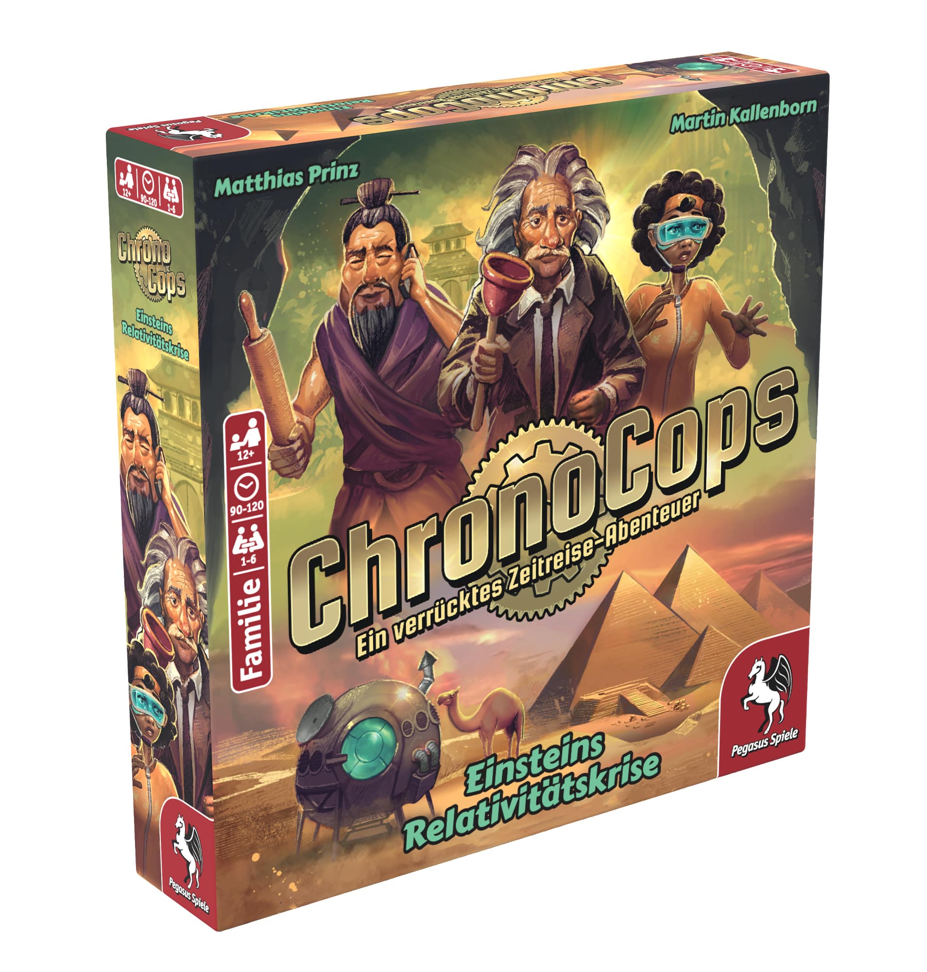 Gesellschaftsspiel Pegasus Spiele ChronoCops – Einsteins Relativitätskrise