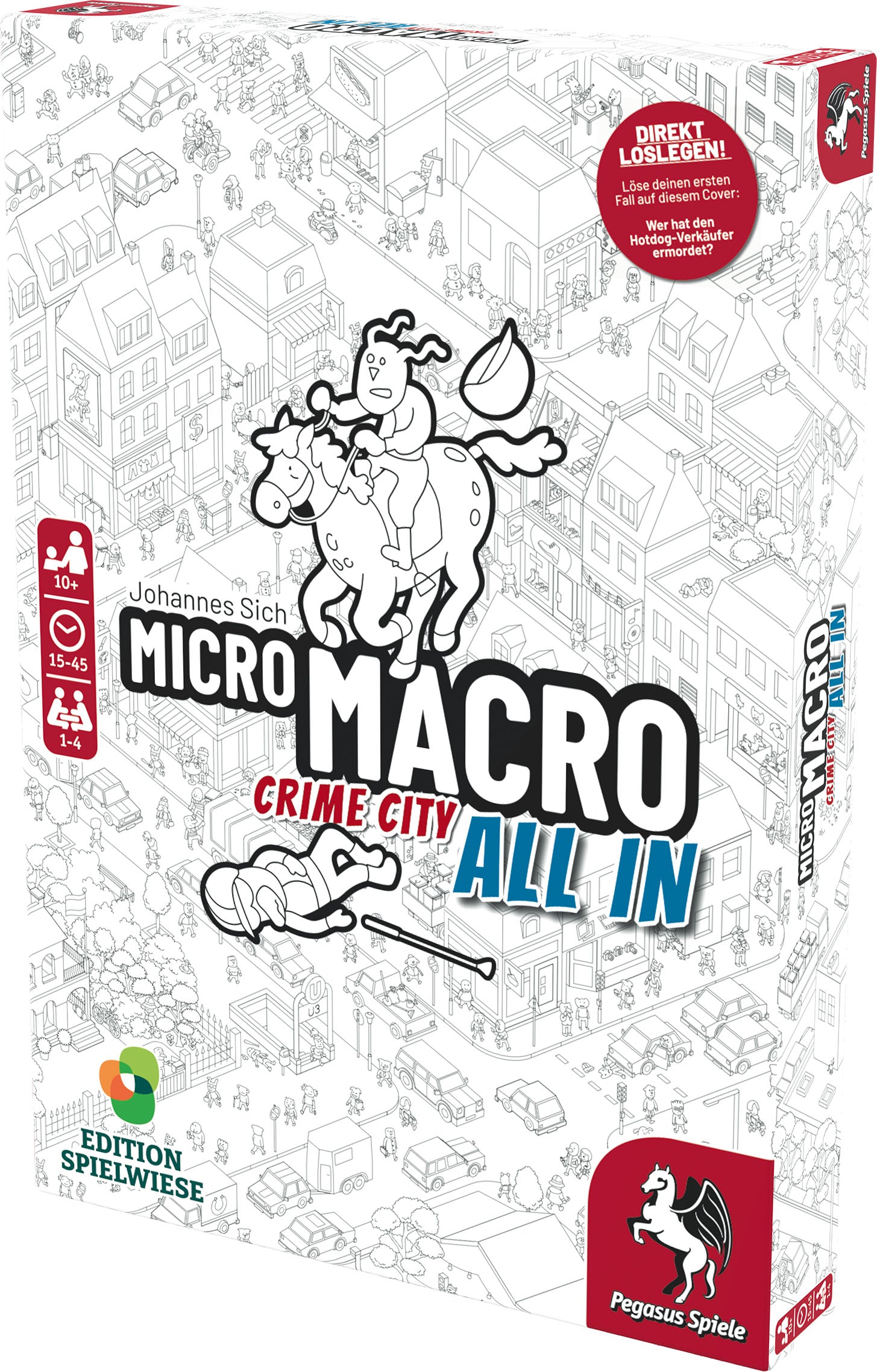Kooperatives Spiel Pegasus Spiele MicroMacro: Crime City 3 – All In