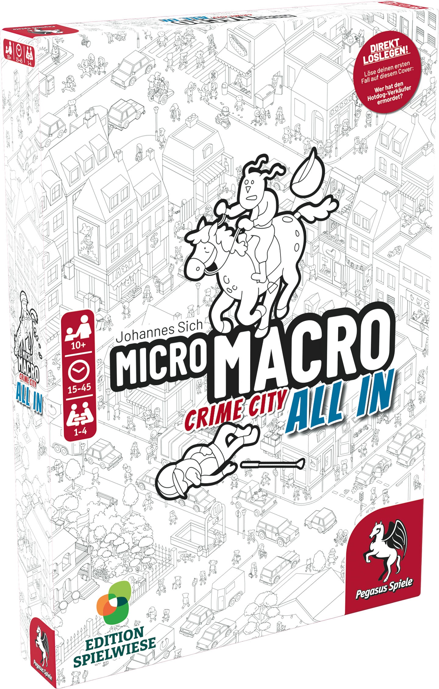 Kooperatives Spiel Pegasus Spiele MicroMacro: Crime City 3 – All In