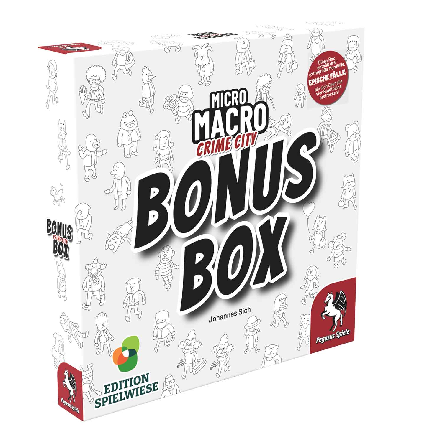 Kooperatives Spiel Pegasus Spiele MicroMacro: Crime City – Bonus Box