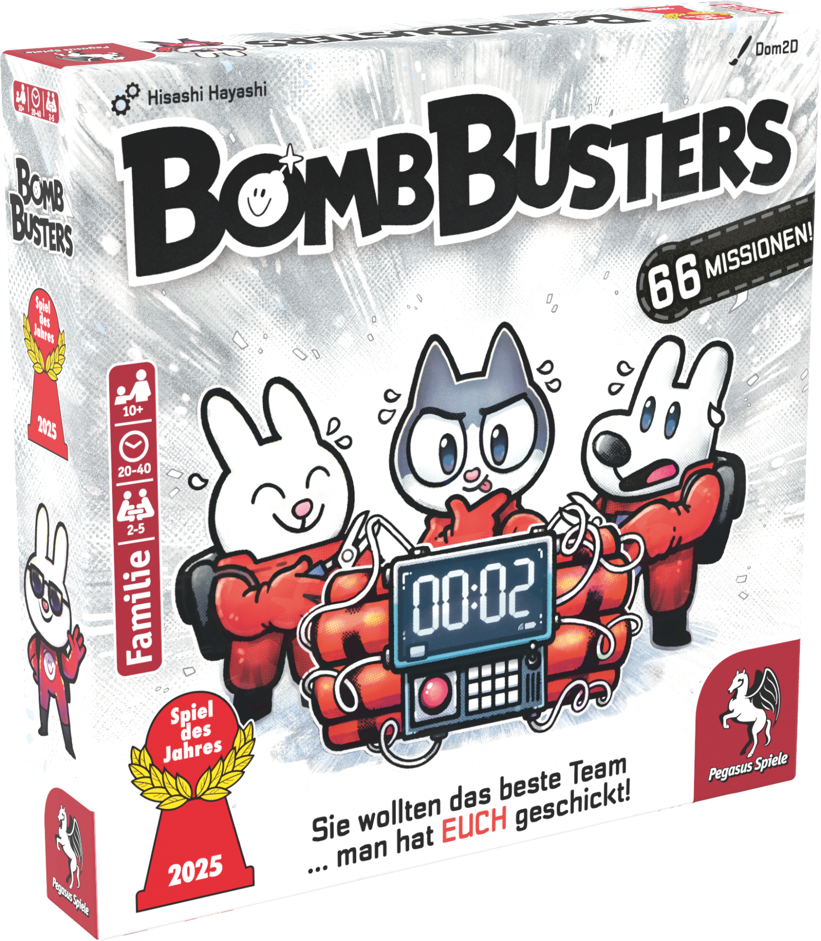 Gesellschaftsspiel Pegasus Spiele Bomb Busters *Spiel des Jahres 2025*