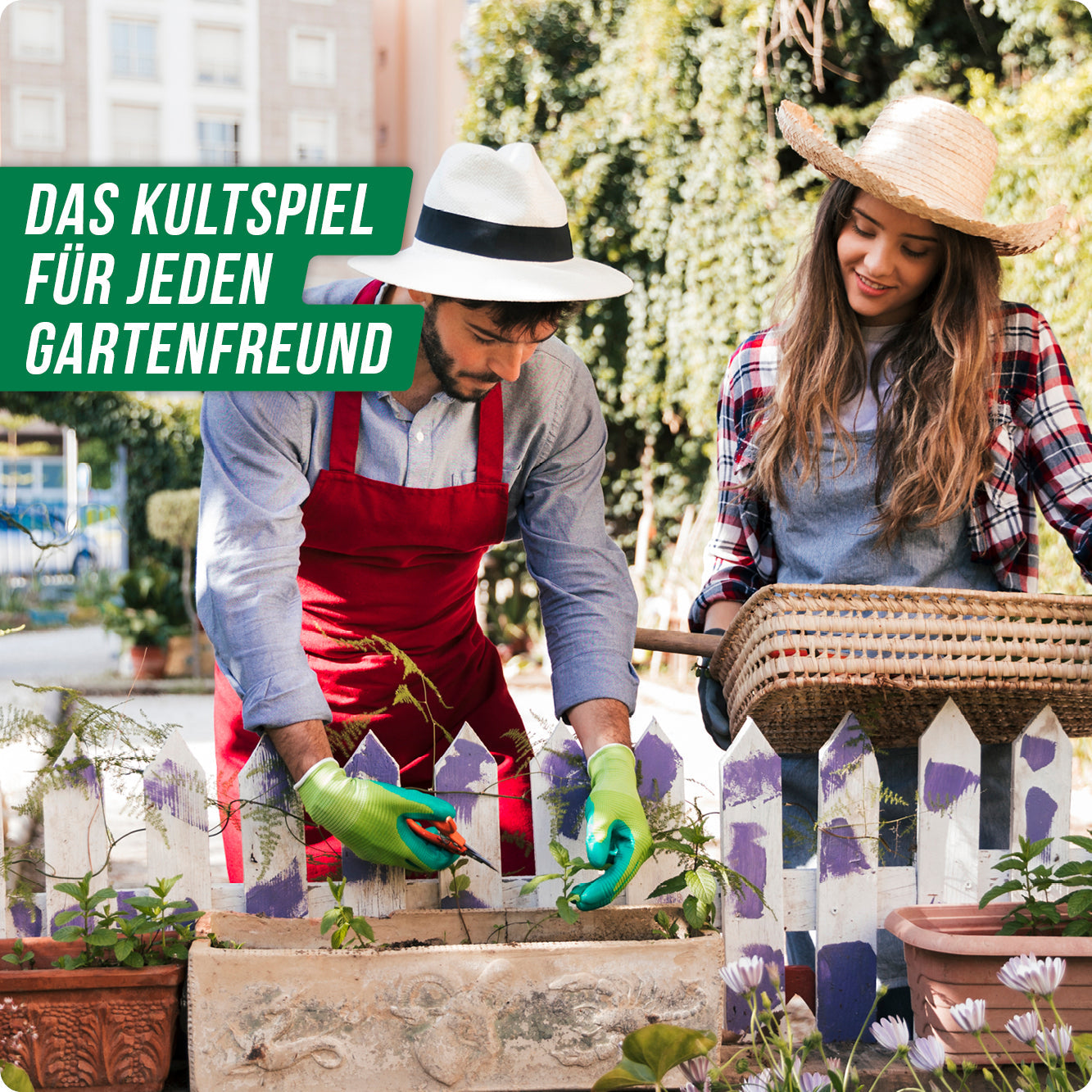 Wissensspiel Denkriesen STADT LAND VOLLPFOSTEN® - Garten Edition "Alles im Grünen"