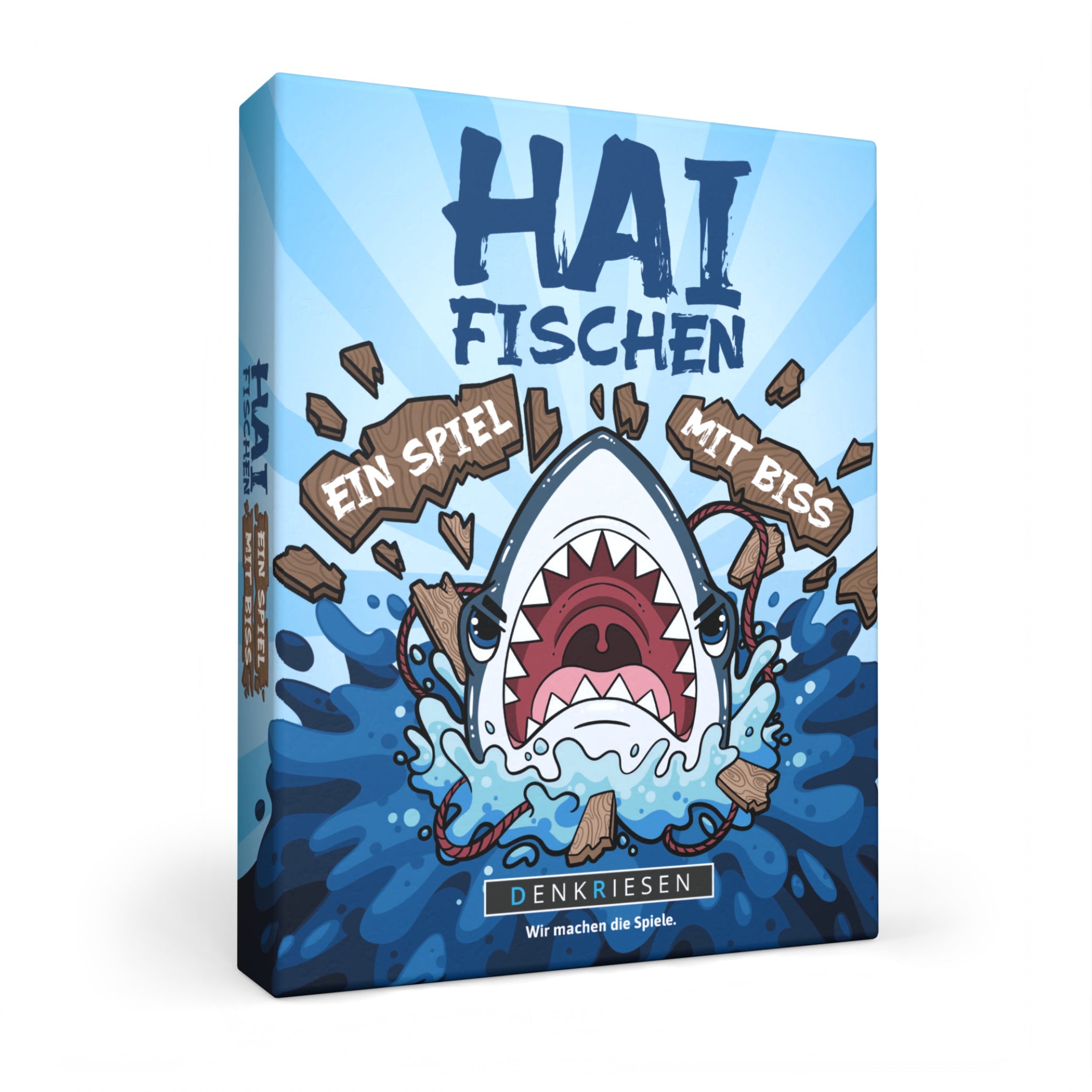Wissensspiel Denkriesen Haifischen - "Ein Spiel mit Biss"