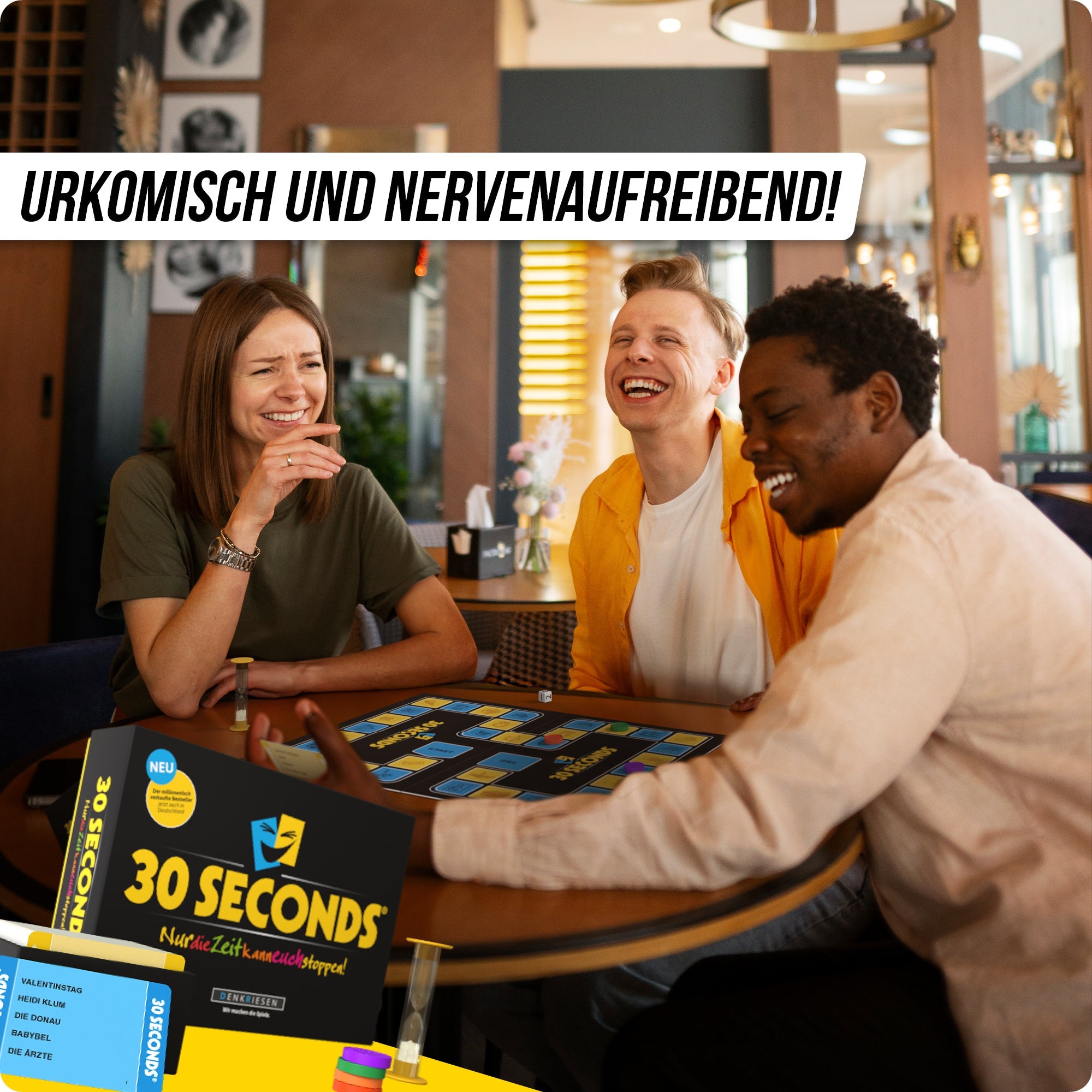 Wissensspiel Denkriesen 30 Seconds® - "Nur die Zeit kann euch stoppen!"