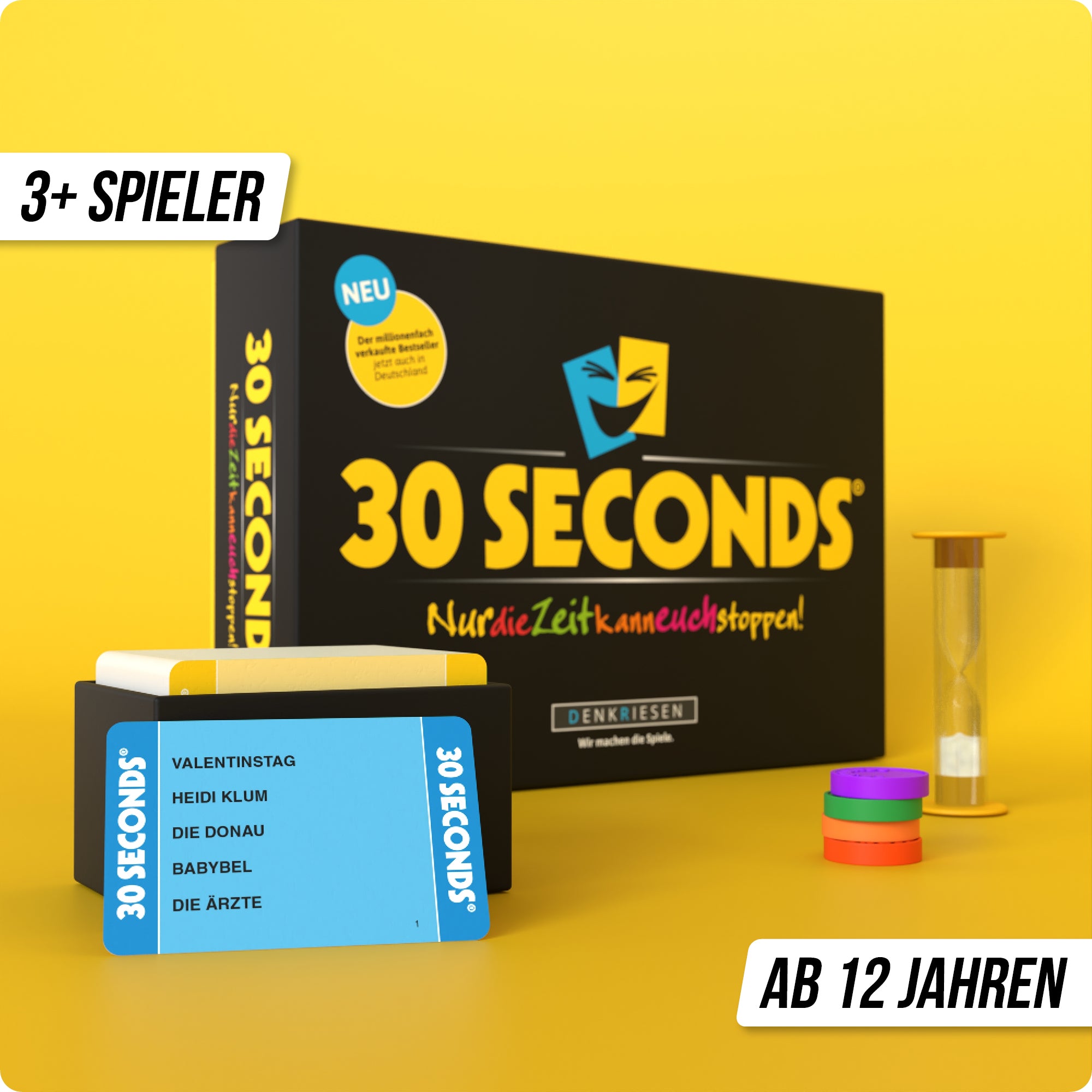 Wissensspiel Denkriesen 30 Seconds® - "Nur die Zeit kann euch stoppen!"