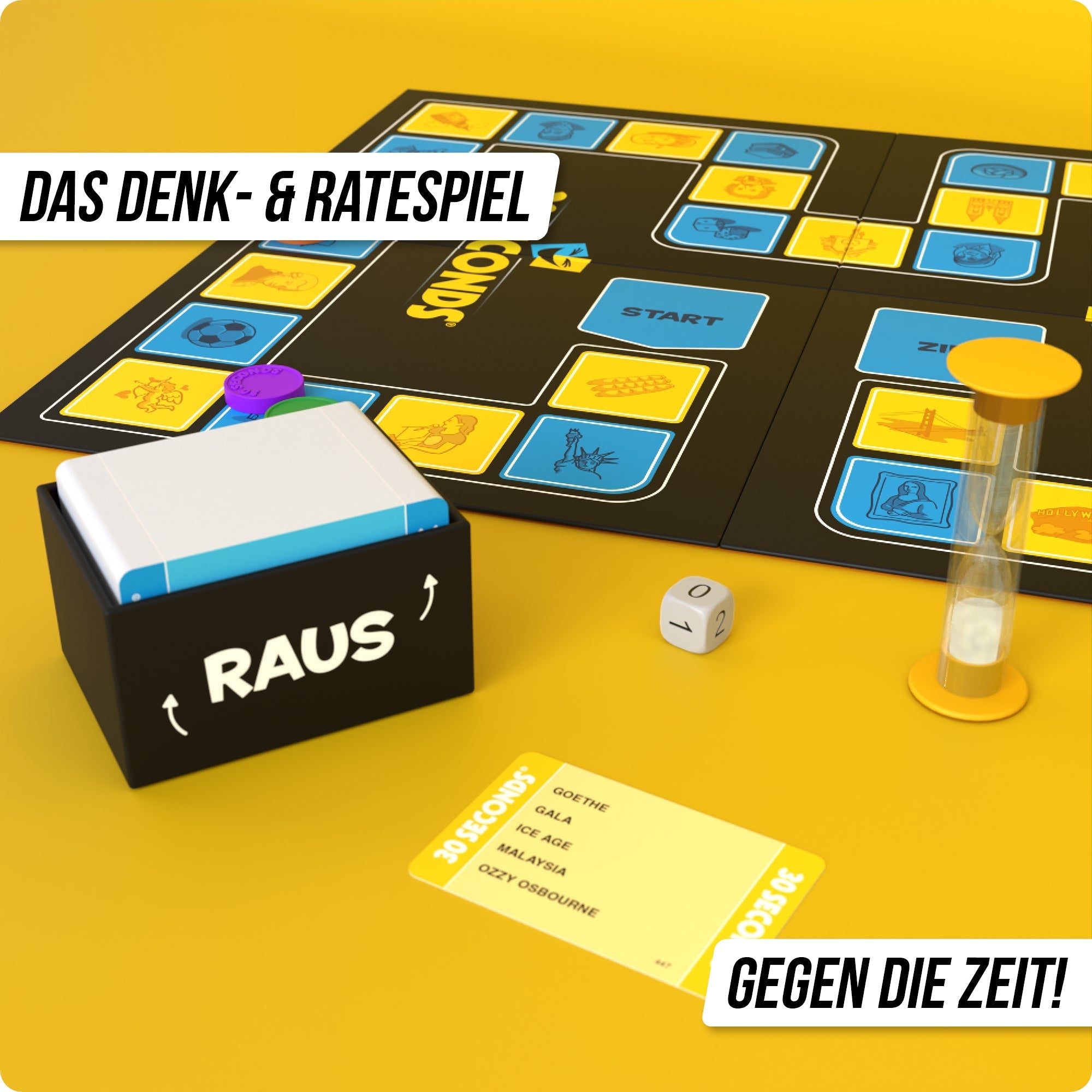 Wissensspiel Denkriesen 30 Seconds® - "Nur die Zeit kann euch stoppen!"