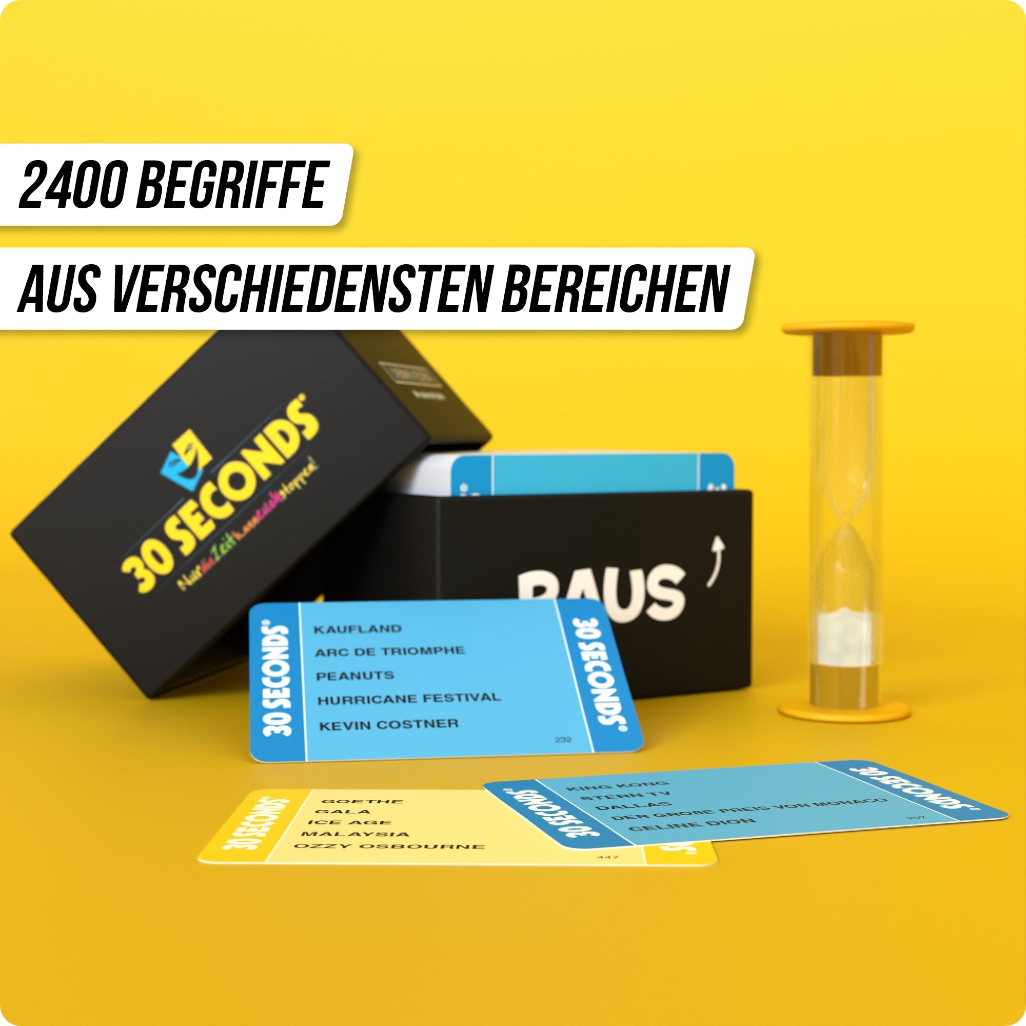 Wissensspiel Denkriesen 30 Seconds® - "Nur die Zeit kann euch stoppen!"