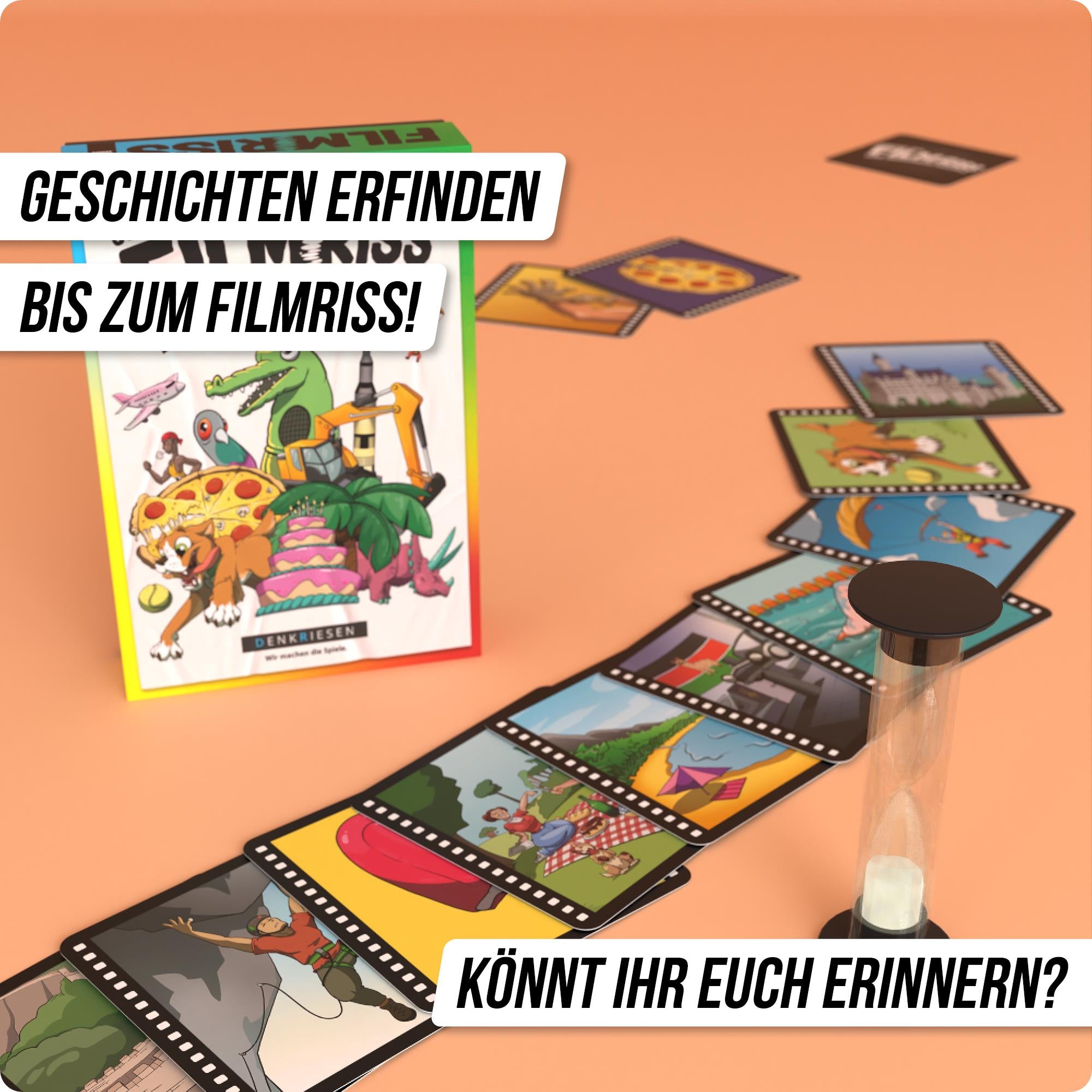 Wissensspiel Denkriesen Filmriss - "Das merkwürdige Familienspiel"