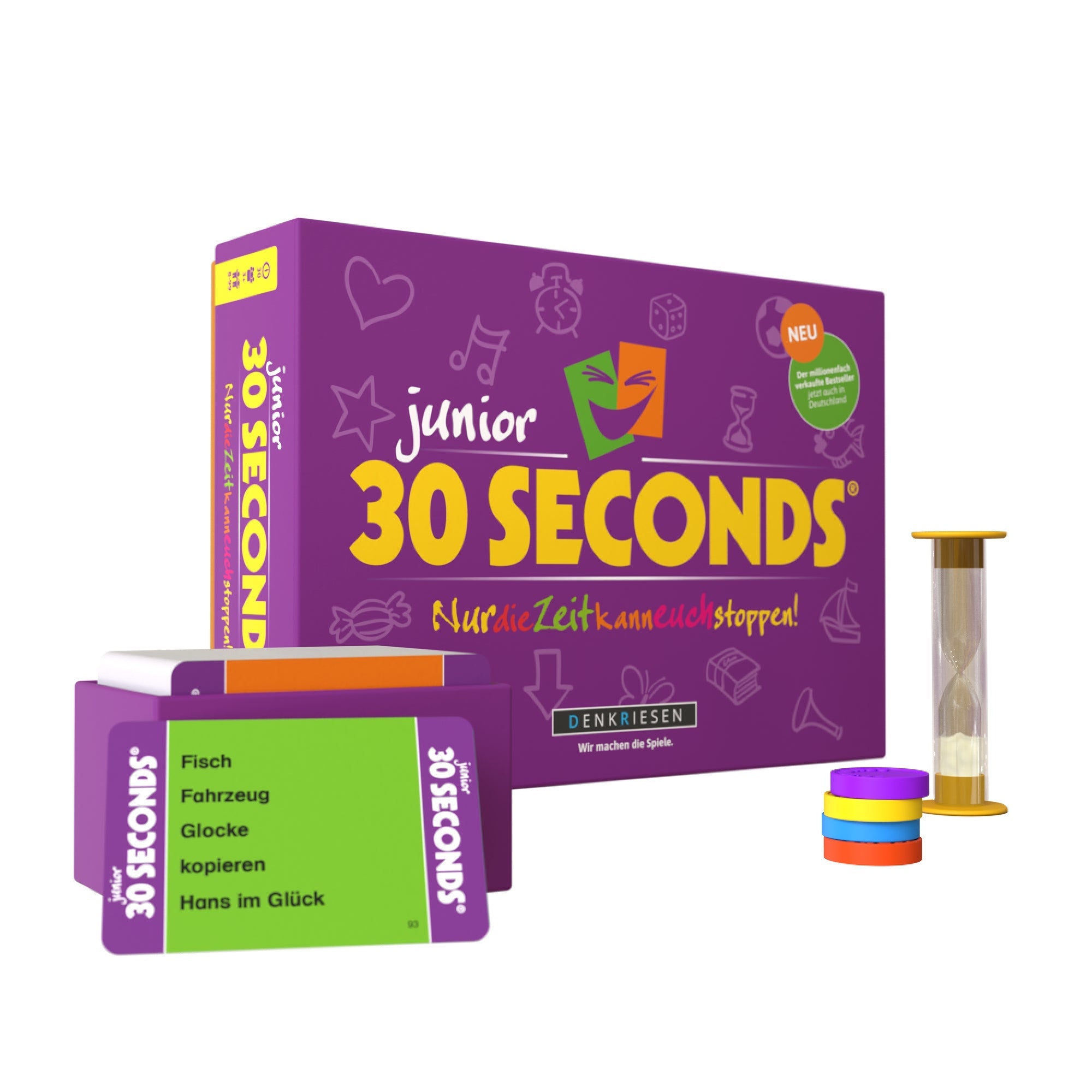 Wissensspiel Denkriesen 30 Seconds® Junior - "Nur die Zeit kann euch stoppen!"